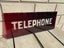Genuine Antique Telephone Sign for Old Red Telephone Box Carousel 1
