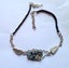 Paua and Sterling silver choker. Handmade in NZ *New Carousel 1