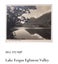 Large c1930s? hand coloured photo of Lake Fergus mid century retro not Whites Carousel 7