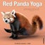 Red Panda Yoga 12 X 12 Wall Calendar by Willow Creek Press - Carousel 1