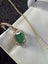 Emerald and diamond necklace and earrings Carousel 2