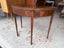 An Antique Quality Sheraton Revival Inlay Marquetry Fold Over Top Supper Table Carousel 2