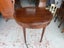 An Antique Quality Sheraton Revival Inlay Marquetry Fold Over Top Supper Table Carousel 3