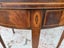 An Antique Quality Sheraton Revival Inlay Marquetry Fold Over Top Supper Table Carousel 20