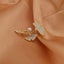 Ginkgo Leaf Rhinestone Brooch with Simulated Pearl Accent Carousel 4
