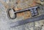 Georgian / Victorian Antique Key BIG 8 inches long 363 grams Carousel 5