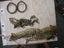 Vintage Brass picture hanging chains Carousel 2