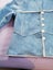 Stunning Ignite Fake Blue Suede Coat - Size XL Carousel 2