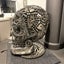 Skull Head Recycled Metal Art Sculpture Carousel 5