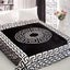 Assorted 800Gsm Luxury Reversible Mink Blanket Greek Key Black Queen 200 X 240 C Carousel 2