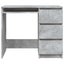 Vidaxl Desk Concrete Grey 90X45x76 Cm Engineered Wood Carousel 5