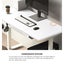 150Cm Electric Standing Desk With Drawer Height Adjustable White Carousel 3