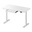 150Cm Electric Standing Desk With Drawer Height Adjustable White Carousel 9