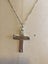 Vintage Sterling Silver Cross Pendant & Chain Carousel 2