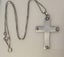 Vintage Sterling Silver Cross Pendant & Chain Carousel 6