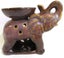 Elephant oil burner - brown Carousel 2