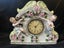 Vintage clock Porcelain Mantle Clock decorated with cherubs and floral motifs Carousel 3