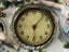Vintage clock Porcelain Mantle Clock decorated with cherubs and floral motifs Carousel 5