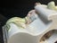 Vintage clock Porcelain Mantle Clock decorated with cherubs and floral motifs Carousel 8