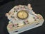 Vintage clock Porcelain Mantle Clock decorated with cherubs and floral motifs Carousel 17