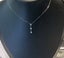 Natural Diamond 10k white gold necklace, made in Italy Carousel 1