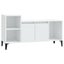 Vida Xl Tv Cabinet White 100X35x55 Cm Engineered Wood Carousel 1