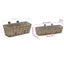 Vida Xl Balcony Planter 2 Pcs Wicker With Pe Lining Carousel 2