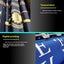 2 PCS Set 180x30cm Black Halloween Decorations Couplet Party Curtain Ideal For H Carousel 1