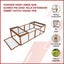 Randy & Travis Machinery Chicken Coop Large Run Guinea Pig Cage Villa Extension Carousel 4