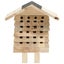 Bee Hotel Solid Firwood 22X20x20 Cm Small Animal Supplies VidaXL Carousel 3