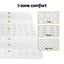 Giselle Bedding Memory Foam Mattress Topper 7-Zone Airflow Pad 8Cm King White Carousel 5
