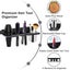 Wall Mounted Hair Tool Organizer Wooden Holder for Hair Dryer & Straightener Carousel 4