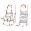 Giantz 3 Step Ladder Multi Purpose Folding Aluminium Light Weight Non Slip Platf Carousel 2