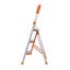 Giantz 3 Step Ladder Multi Purpose Folding Aluminium Light Weight Non Slip Platf Carousel 4