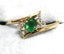 $2,000 Hand Finished 9ct Gold Emerald & Diamond Cluster Ring! Size P - 183958 Carousel 3