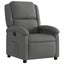 Vida Xl Electric Recliner Chair Dark Grey Fabric Carousel 1