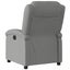 Vida Xl Electric Recliner Chair Dark Grey Fabric Carousel 3