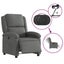 Vida Xl Electric Recliner Chair Dark Grey Fabric Carousel 4
