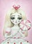 Pink Christmas Lollipop Candy Doll Artwork - By Autumn Carousel 2