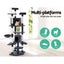 I.Pet Cat Tree 203Cm Tower Scratching Post Scratcher Condo Trees House Bed Grey Carousel 3