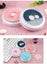 Led Mini Makeup Mirror Portable Rechargeable Folding Cartoon Theme Carousel 3