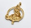 $1,500 9ct Yellow Gold Diamond, Sapphire & Emerald Panther Pendant! 183967 Carousel 2