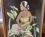 ISLAND WOMAN RETRO ART WORK IN ORIGINAL BEVELLED WOODEN FRAME Carousel 3