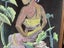 ISLAND WOMAN RETRO ART WORK IN ORIGINAL BEVELLED WOODEN FRAME Carousel 6