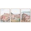 Artime Wall 50Cmx70cm Italy Cinque Terre 3 Sets Wood Frame Canvas Carousel 1