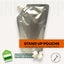 1 LTR SILVER NOZZLE STAND UP POUCH + CAP 155X270X45 (100 pouches) $69c each Carousel 1