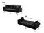 Black Sofa Bed with Throw Pillows Carousel 4