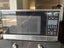 Sharp compact microwave oven stainless steel finish Carousel 1
