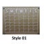 Acrylic Magnetic Dry Wipe Plate Calendar For Refrigerators Carousel 1