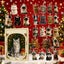 Christmas Countdown Advent Calendar 24 Days Acrylic Cute Kitten Tree Pendant Carousel 7